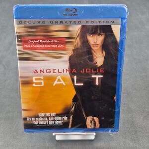 Salt [2010] Blu-ray (Deluxe Unrated Edition) Angelina Jolie NEW! SEALED!